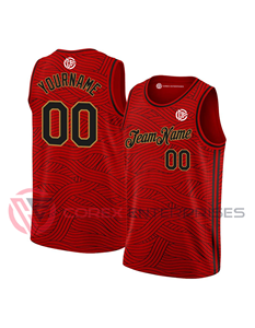 Camiseta de baloncesto de uniforme de baloncesto de diseño personalizado de alta calidad - Product Image 2