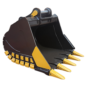 Godet d'excavatrice renforcé avec système de dents pour travaux de terrassement intensifs - Product Image 6