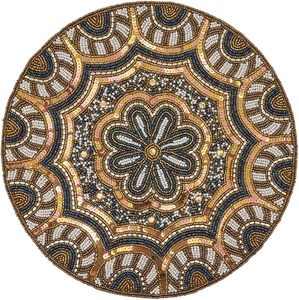 ที่รองจานลูกปัดลายดอกไม้หรูหราเครื่องใช้บนโต๊ะอาหารสไตล์คลาสสิกสำหรับงานเฉลิมฉลองพิเศษของตกแต่งบ้านงานแต่งงานคริสต์มาสงานเฉลิมฉลองอื่นๆ - Product Image 1