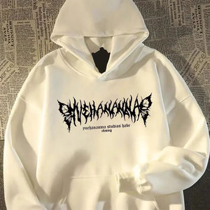 Sweat à capuche hommes graphique vif Rose imprimé sweats à capuche en coton américain rétro personnalité Streetwear décontracté sweat à capuche vêtements pour hommes - Product Image 2