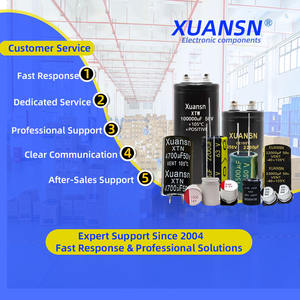 인버터 충전소용 대용량 390uf 500v 고리플 알루미늄 전해 커패시터 - Product Image 6