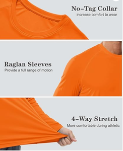 Camiseta de Manga Larga para Hombre con Protección Solar UPF 50+ UV, Transpirable, de Secado Rápido, para Pesca, Senderismo y Natación - Product Image 5