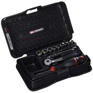 Facom <b>12</b>-Piece 1/4'' Metric 6-<b>Point</b> <b>Sockets</b> <b>Set</b> - Product Image 1