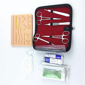Suture Training Kit German Steel Surgical Dissecting <b>Tools</b> Set with Leather Zipper <b>Case</b> for Medical Student By ASTRIN SURGICAL - Product Image 5