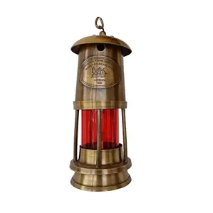 Best Selling Antique Design Solid Oil Brass Lamp Minor Lamp Nautical Ship Lantern Maritime Boat Light Home Decorative