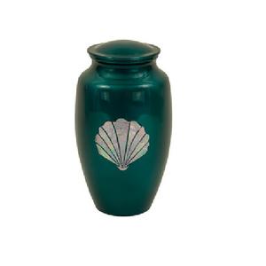 Vente en gros d'urnes funéraires de style américain pour adultes Logo personnalisable en métal en laiton fait à la main pour les cendres humaines - Product Image 1