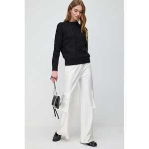 Pull décontracté à col montant en maille tricotée, méthode de tissage non tissé élégante - Product Image 2