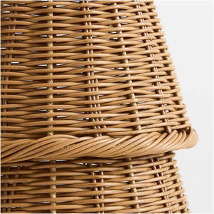 Árbol de Navidad de Ratán Tejido a Mano Ecológico, Decoración Navideña Sostenible Hecha a Mano, Material Natural de Vietnam - Product Image 3