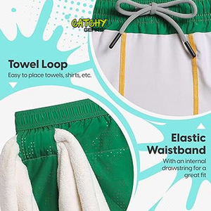 Pantalones cortos deportivos de camuflaje/sólidos para hombre de verano al por mayor, pantalones cortos deportivos de secado rápido para correr y entrenamiento atlético con bolsillo interior para hombre - Product Image 6