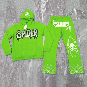 Meilleur pantalon de survêtement à capuche tendance 2 pièces dessin élastique 3D Hip Hop survêtement pour hommes et femmes - Product Image 1