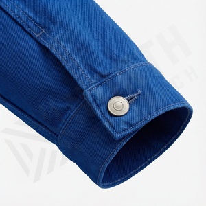 Veste en jean pour femme au style unique, coupe-vent, en coton, tendance, décontractée, vêtement d'extérieur, couleur personnalisée - Product Image 6