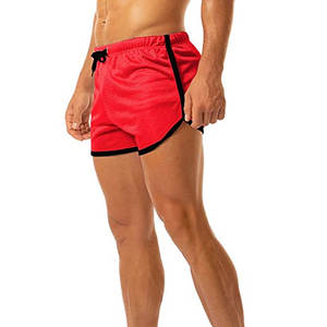 Shorts de sport pour hommes en coton de haute qualité fabriqués au Pakistan, confortables, à séchage rapide, respirants, avec cordon de serrage, personnalisables, couleur unie - Product Image 3