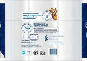 Rollos de Papel Higiénico Charmin Ultra Soft Super Mega de 2 Capas, 4 x 4-1/2 Pulgadas, Blancos, 366 Hojas por Rollo, Paquete de 9 Rollos - Product Image 2