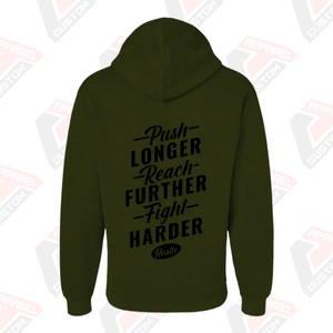 เสื้อมีฮู้ดพิมพ์หน้าจอแบบกำหนดเองเสื้อมีฮู้ดปักลายด้วยดีไซน์ของคุณ - Product Image 5