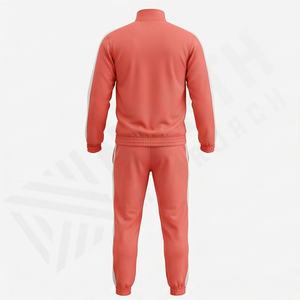 Conjunto Deportivo con Chaqueta de Cierre Completo y Pantalones Jogger a Juego, Ideal para Entrenamientos y Caminatas Matutinas, con Diseño de Chándal para Hombre - Product Image 2