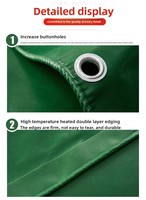 Bâche imperméable en toile PVC robuste de 600GSM, tente de camping, auvent, auvent, bâches pour semi-remorque, industrie automobile