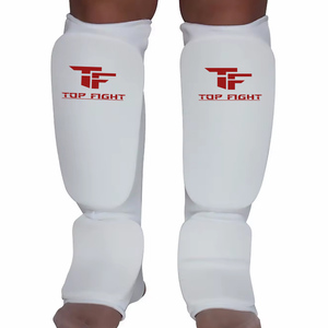 Lutte contre la dernière conception élastique Shin in Step pour le kickboxing Protecteur sur mesure Shin in en mousse Step pour MMA Shin Step - Product Image 5