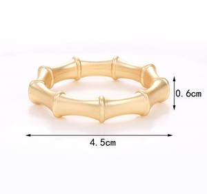 Ronds de serviette en bambou, ronds de serviette décor de table, décor de table de fête, pour toutes les occasions anneau de serviette feuille - Product Image 3