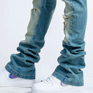 Dernier design, meilleure qualité, pantalon en jean pour homme, coupe slim décontractée, vêtements de rue, pantalon en jean pour homme en vente, jean respirant, OEM - Product Image 6