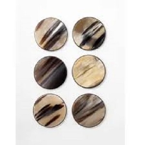 Posavasos de cuerno cuadrado más populares sublimación gradiente corcho antiguo cuerno de búfalo posavasos utensilios de cocina posavasos de mesa almohadillas - Product Image 6