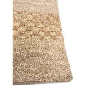 Alfombra de Lana Anudada a Mano Thyme Gold LCA-910, Alfombra Rectangular a Rayas para Decoración de Sala de Estar, Uso en Pasillos, Apta para Automóviles - Product Image 4