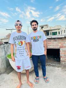 Camisetas de algodón 100% para hombre, Top corto con estampado de secado rápido DTF, ropa de talla grande de Color negro cómodo, camisetas para hombre Dtf - Product Image 5