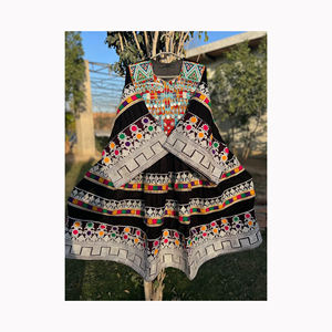 Conjunto de traje afgano de rayón indio tradicional moderno para mujer para bodas y uso al aire libre a precio de exportación - Product Image 2