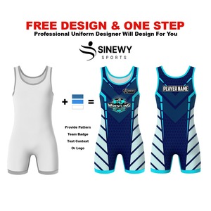 Ropa de lucha profesional, traje sublimado universitario, equipo de lucha elástico de 4 vías, calidad Premium para entrenamiento, camisetas de lucha libre - Product Image 4