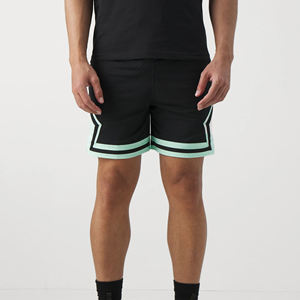 Verano doble capa sublimación liso 100% poliéster 5 pulgadas entrepierna Jogger gimnasio en blanco hombres baloncesto personalizado malla pantalones cortos - Product Image 6