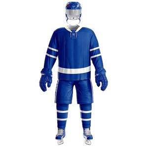 Uniforme de hockey sur glace de sport complet par sublimation personnalisée de haute qualité pour l'équipe maillot de hockey sur glace bon marché à séchage rapide - Product Image 2