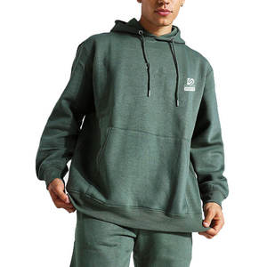 Ensemble sweat à capuche et short décontracté pour homme, coupe-vent, automne, 100% coton, tissu respirant, haute qualité - Product Image 3