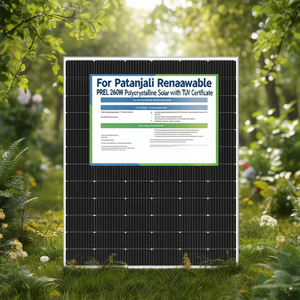 Panneau solaire polycristallin Patanjali Renewable PREL 260W avec certificat TUV - Product Image 3