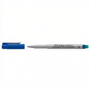 Stylo marqueur bleu Faber-Castell MULTIMARK 1526 1 mm, outil d'écriture durable et polyvalent - Product Image 3