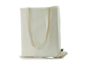 Sac en toile de coton économique réutilisable pliable, sac de courses en tissu léger pliable avec poignée, impression de votre logo - Product Image 6