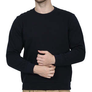 Sweat-shirt en coton pour homme, logo personnalisé, doux, confortable, léger, manches longues, décontracté, pour la salle de sport, le fitness, l'extérieur, tous les jours - Product Image 1