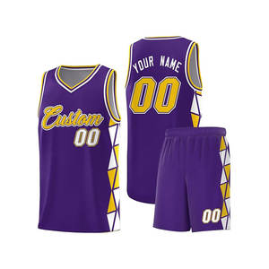 Uniformes de basket-ball cousus/maillot pressé à chaud Top vente toutes les équipes maillot de basket-ball américain - Product Image 5