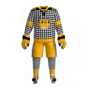 Uniforme de hockey sur glace de qualité supérieure Fabrication d'usine Ensembles d'uniformes de hockey sur glace Prix de gros Uniforme de hockey sur glace - Product Image 5