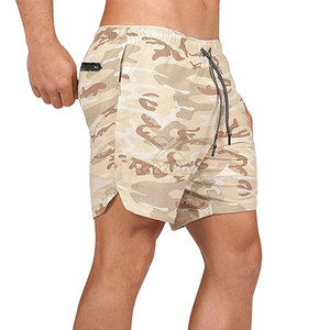 Shorts de sport décontractés tendance pour hommes, matière extensible légère, séchage rapide, respirant, pour yoga, pilates, jogging, quotidien - Product Image 6