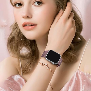 Correa deportiva de diseñador para <span class=keywords><strong>Apple</strong></span> <span class=keywords><strong>Watch</strong></span> Ultra IWatch S10 9 8 7 6 5 4 3 2 1 SE, pulsera de verano de repuesto, correa de silicona suave - Product Image 4