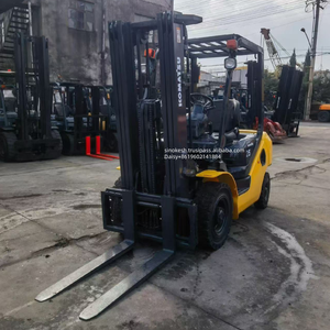 รถยก FD25โคมัทสึ2Ton รถยก90% สภาพใหม่เครื่องยนต์ญี่ปุ่นของแท้และตลับลูกปืนรับประกัน1ปีผลิตในประเทศญี่ปุ่น - Product Image 3