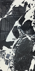 CONCEPTION POLYVALENTE DE CARREAUX EN PORCELAINE ÉMAILLÉE POLI 60X120 CM SURFACE POLIE LISSE NOIRE POUR CHAMBRES DE LUXE haute brillance - Product Image 2