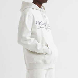 Sudadera con cuello redondo y logotipo personalizado, 100% algodón, sudadera con cuello redondo para hombre, sudaderas con capucha - Product Image 4