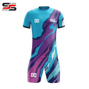 Uniforme de Fútbol de Verano con Estampado Digital, Personalizado, de Alta Calidad, 100% Poliéster, Transpirable, Conjunto de Camiseta de Fútbol para Equipo - Product Image 3