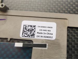 Carcasa superior original nueva y genuina para portátil DELL XPS 9520 Precision 5570 Palmrest 0GN0D2 GN0D2 - Product Image 3