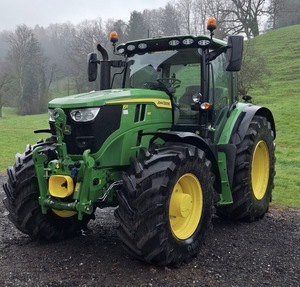 Tracteur agricole John Deere 6120M très performant, occasion/neuf, avec pompes et engrenages essentiels - Product Image 6