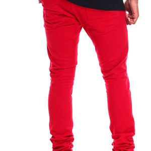 Mode pour hommes Muscle Jogging Pantalons superposables pour hommes Pantalons de survêtement imprimés avec logo personnalisé de couleur unie OEM - Product Image 4