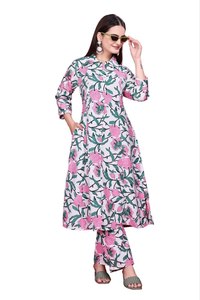 Conjunto de Salwar Kameez Reversible para Mujer, Clásico, de Alia Zain Exports, Cómodo para Uso Diario, Listo para Usar, de Rayón, Estilo Moderno - Product Image 6