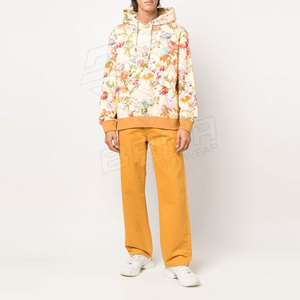 Suministro directo de fábrica Sudadera con capucha de algodón 100% para hombre Fabricación paquistaní Streetwear con patrón impreso Muestra gratis Temporada de invierno - Product Image 3