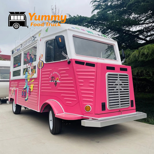 Manufacture Ice Cream Vintage Van Snack Catering <strong>Food</strong> Trailer Electric Mobile Retro <strong>Food</strong> Truck For Sale - Product Image 4