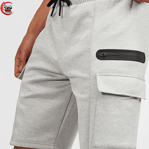 Lightweight 100% Cotton Canvas Men's Gym Sport <b>Shorts</b> <b>Compression</b> Quick Dry & Eco-Friendly Solid Pattern Elastic Waist Closure - Product Image 3
